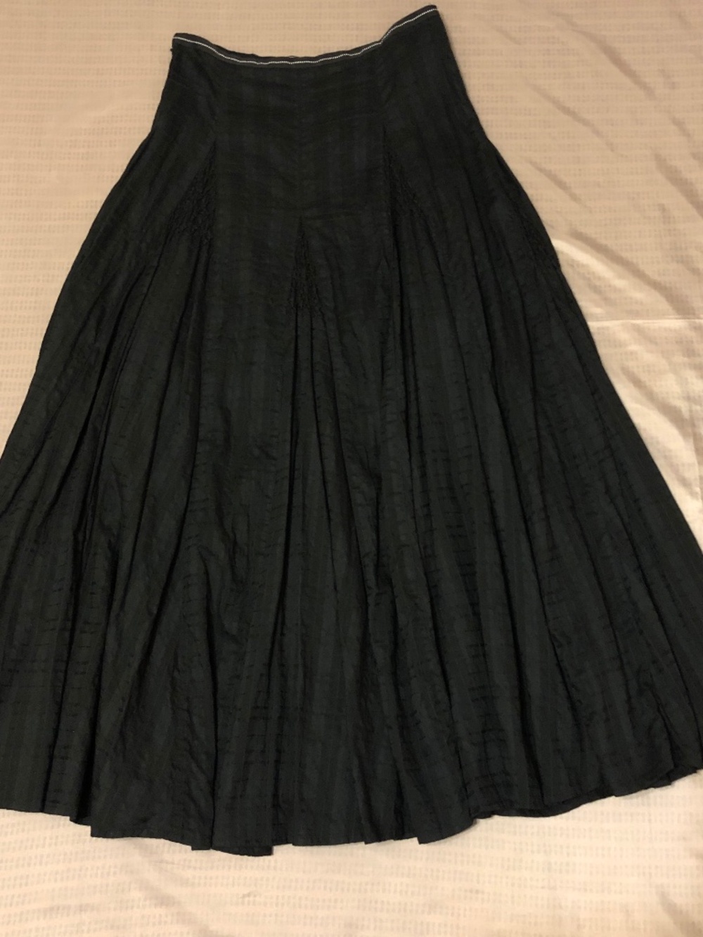 Betty Jackson Fully Lined Circular Black Skirt